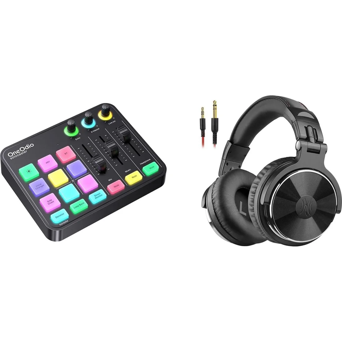OneOdio Pro-10 — Headphones + Solocaster mixer