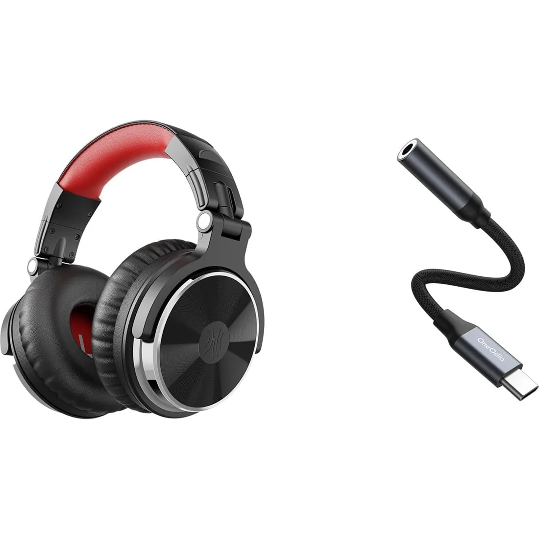 OneOdio Pro-10 — Headphones + USB-C adapter